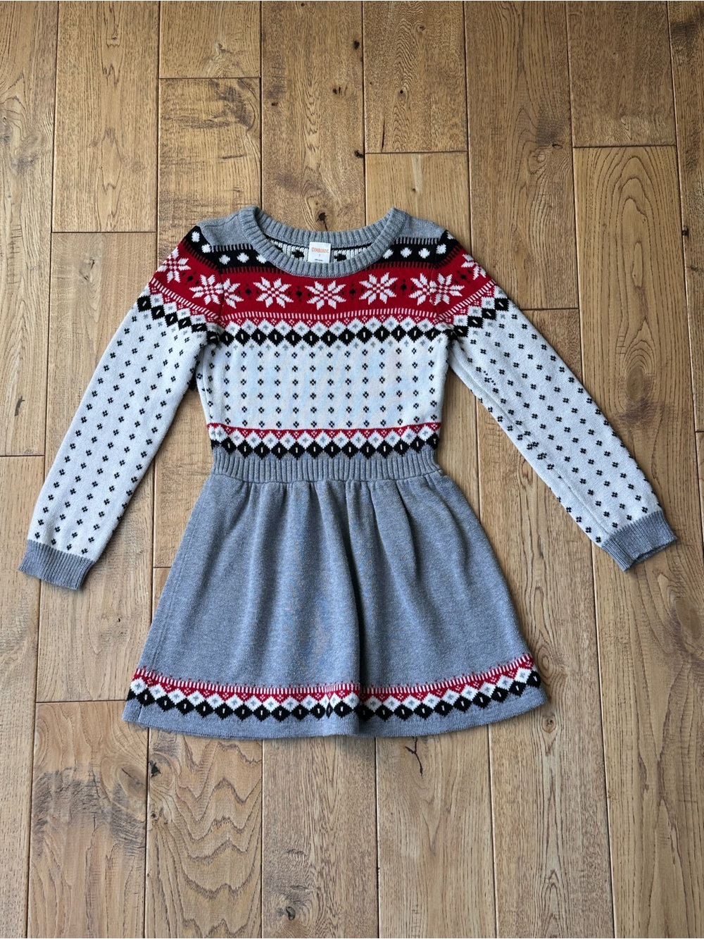 Gymboree Fair Isle Dress size 7